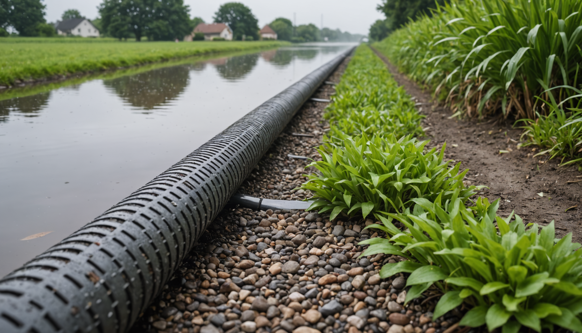 French Drains vs. Trench Drains for Missouri Yards