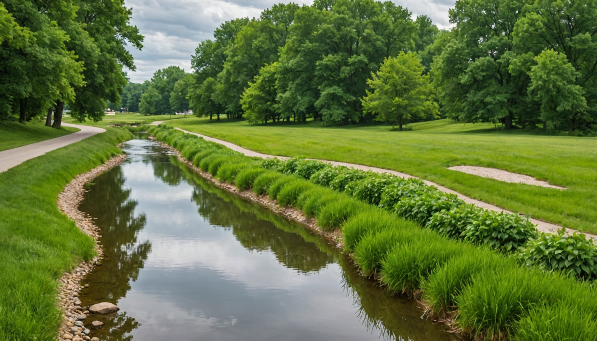 Yard Swales and Regrading for Missouri Stormwater